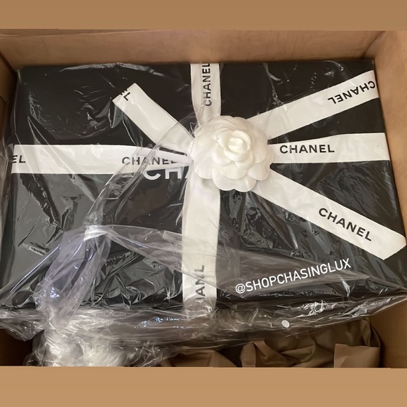 Chanel medium classic flap limited edition iridescent green 22p - Picture 4 of 9